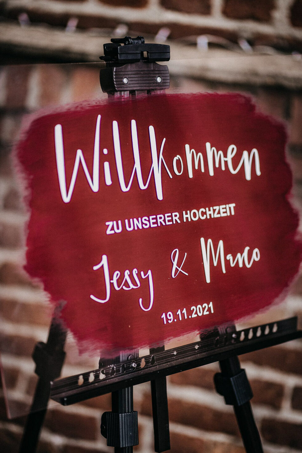 Hochzeitsschilder aus Acryl