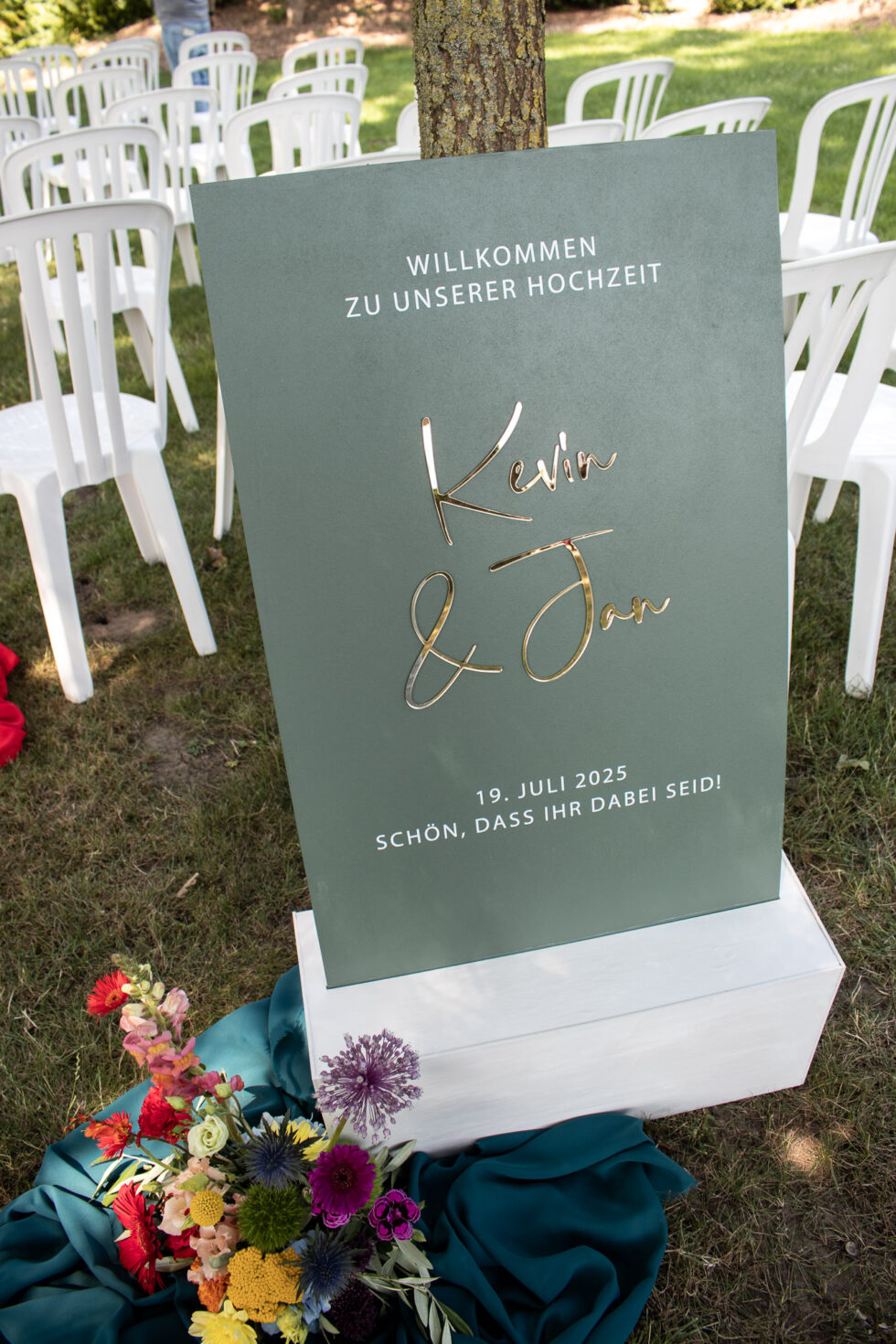Hochzeitsschilder aus Holz