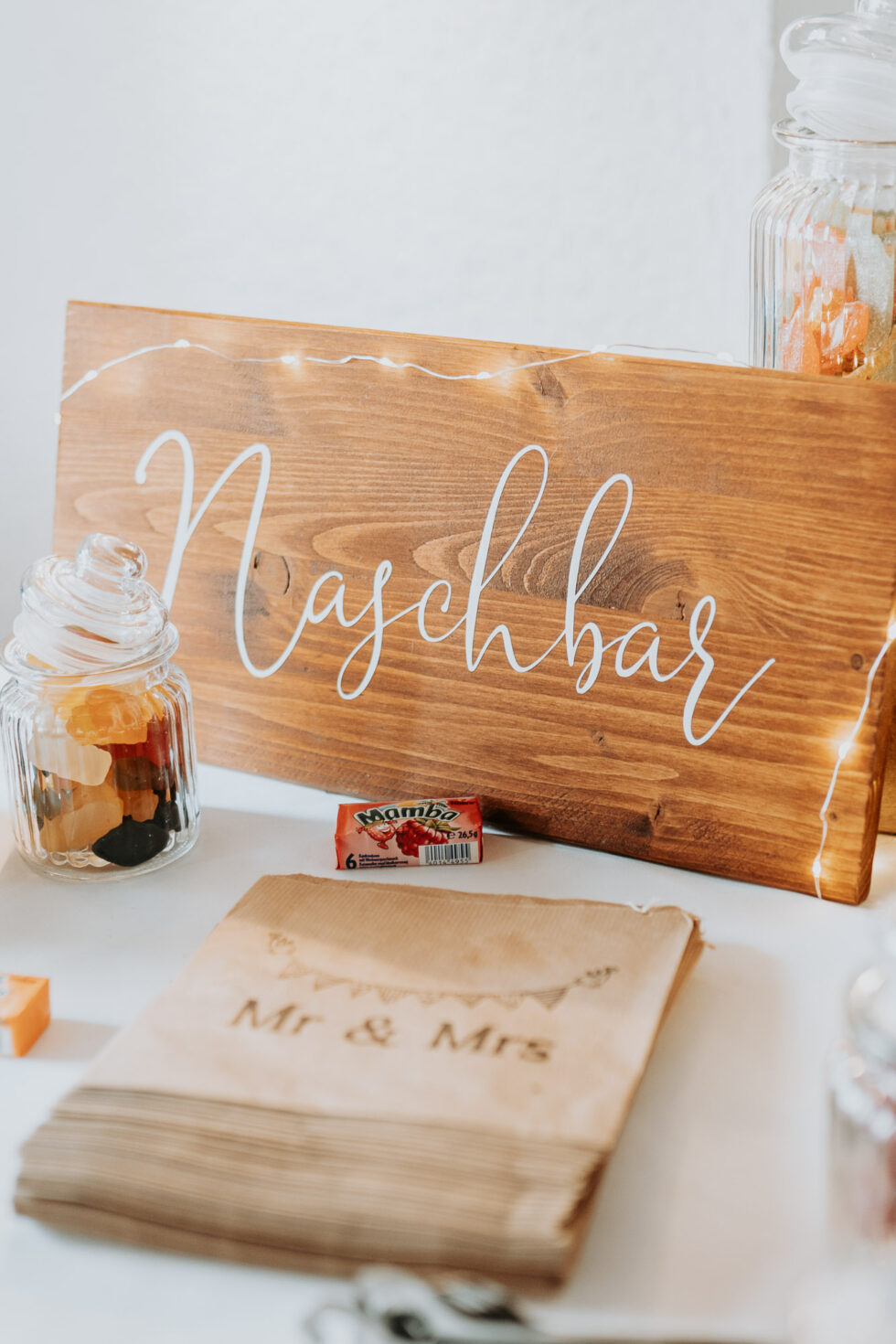 Hochzeitsschilder aus Holz
