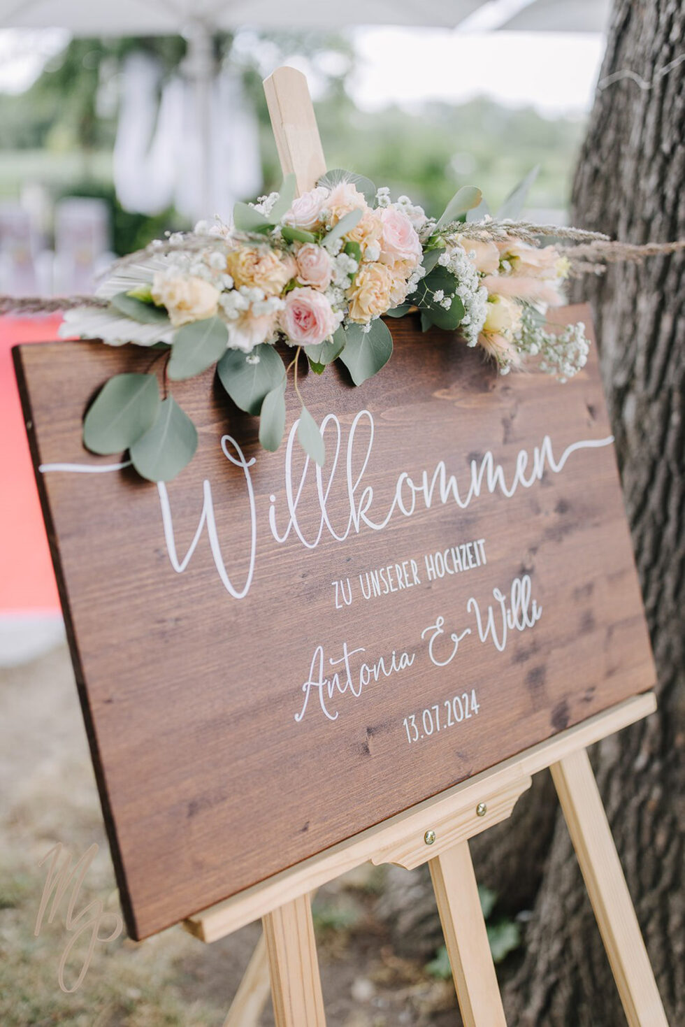 Hochzeitsschilder aus Holz