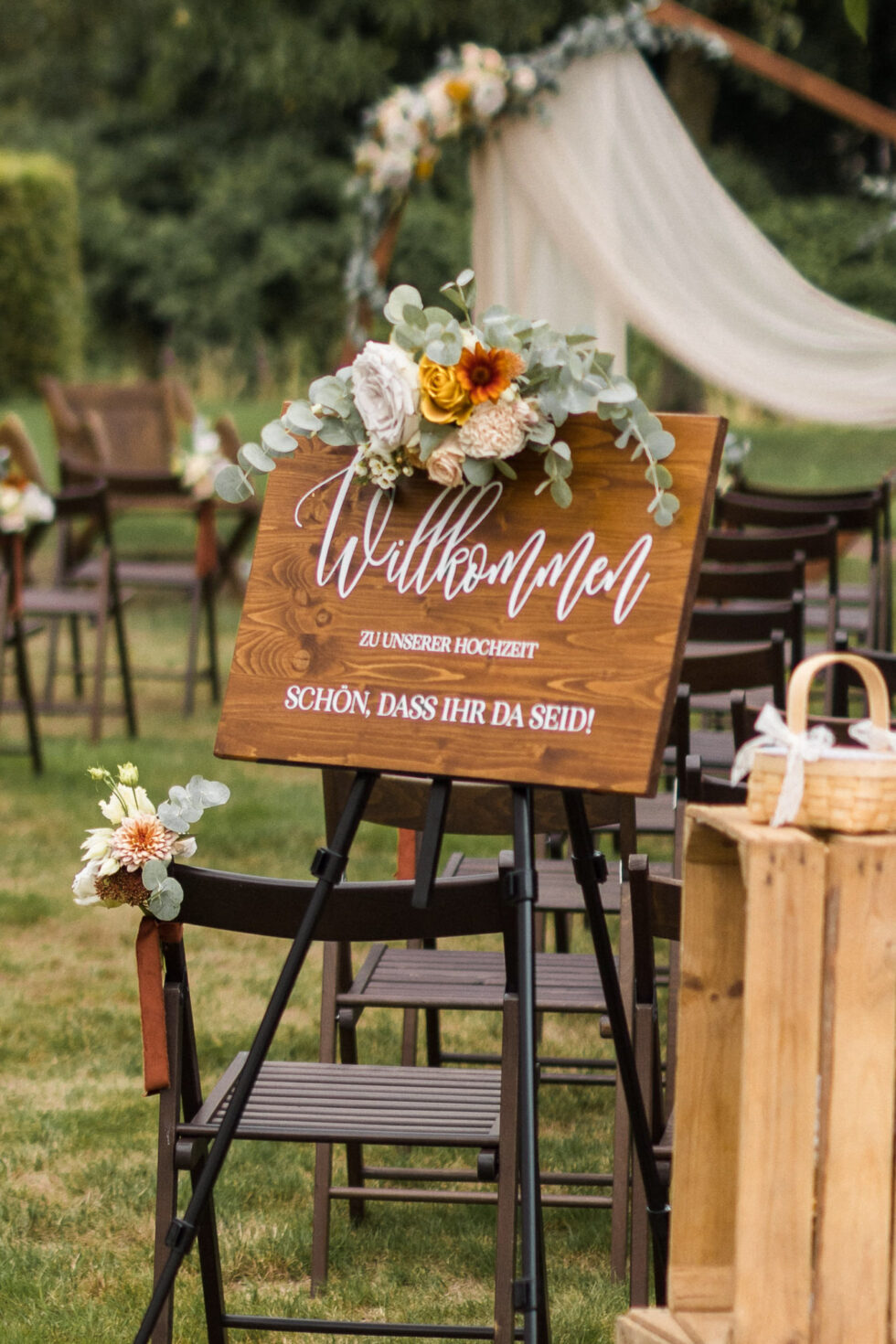 Hochzeitsschilder aus Holz