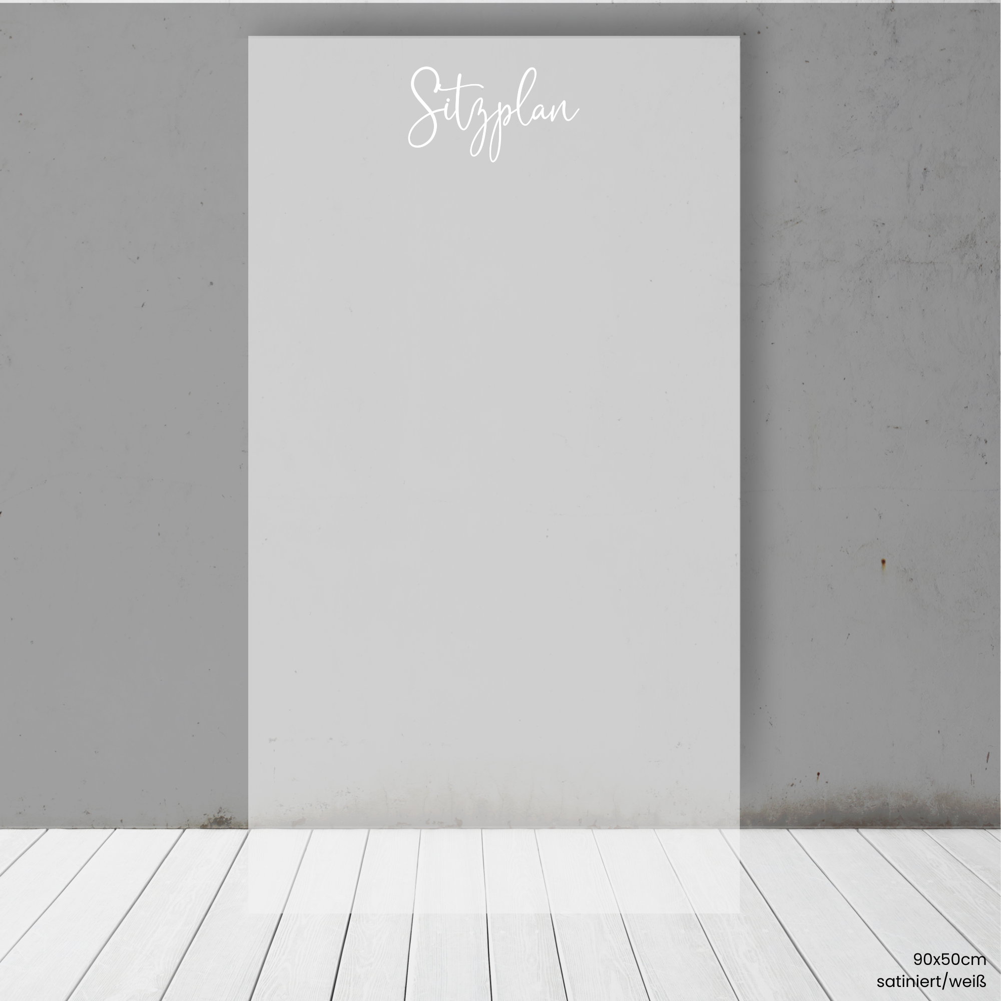 Lines - Acryl | Sitzplan Überschrift